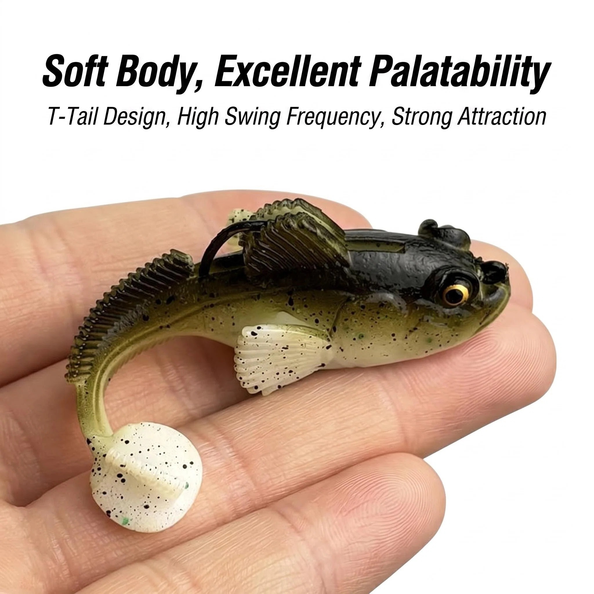 Fishing Lure Swimbait - 1pcs 10g13g18g Goby Lure Jig Worm