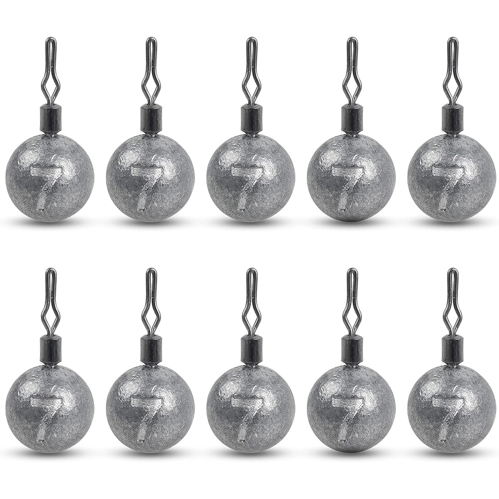 10Pcs Fishing Weight Lead 2.5G - Fishing Lure Popper avaliação e preço