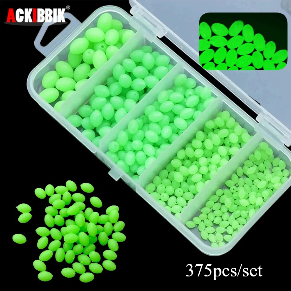 Ackibbik 375pcs/box Luminous F - Fishing Lure Box avaliação e preço