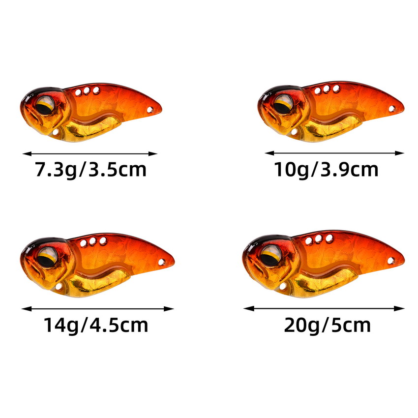 6pcs Metal VIB Fishing Lures 7 - Fishing Lure Blade Bait avaliação e preço