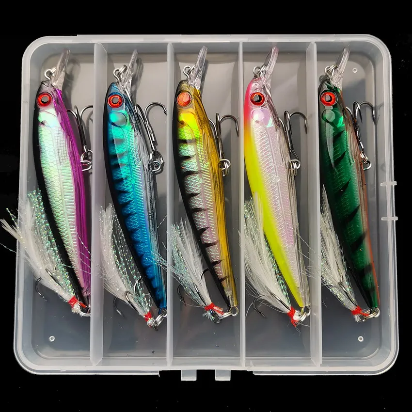 Laser 3D Eyes Bionic Minnow Fi - Fishing Lure Box avaliação e preço