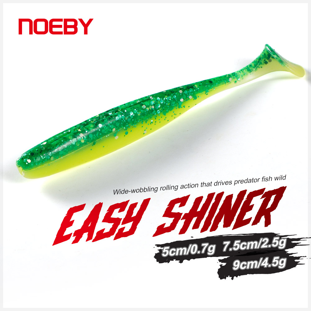 Noeby Easy Shiner Silicone Sha - Fishing Lure Soft Plastic avaliação e preço