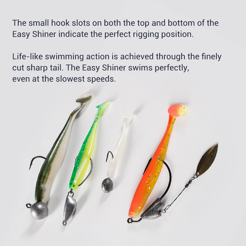 Noeby Easy Shiner Silicone Sha - Fishing Lure Soft Plastic avaliação e preço