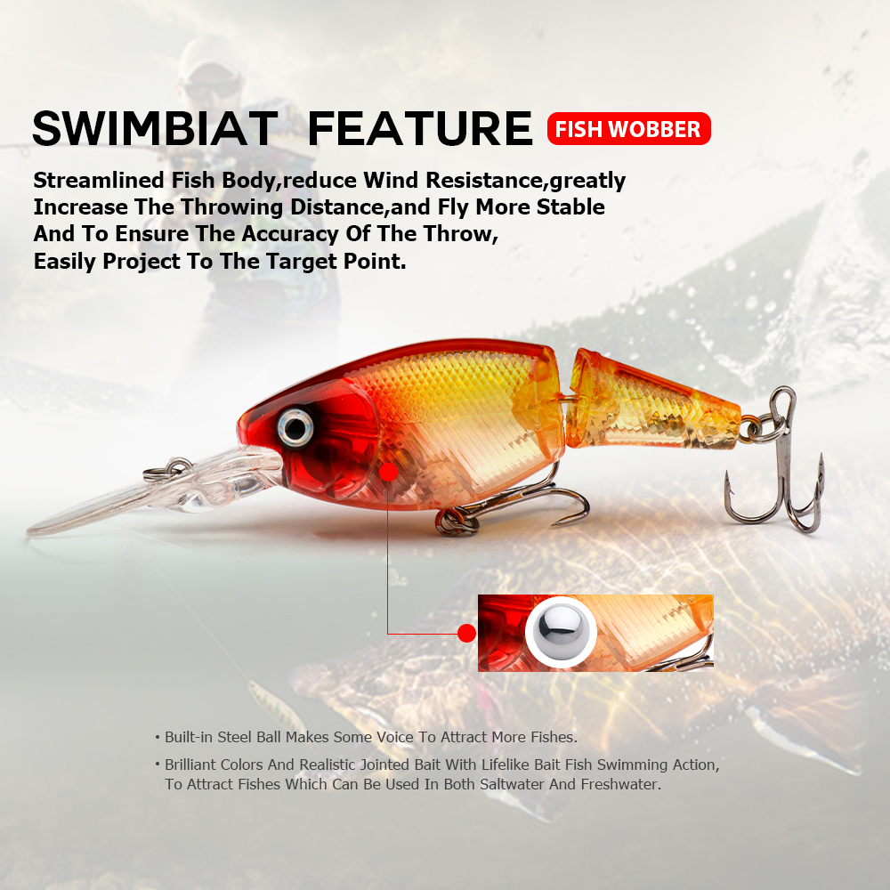 Agoie Deep Diving Crankbaits J - Fishing Lure Popper avaliação e preço