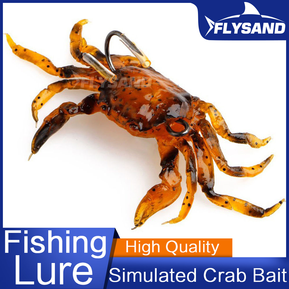 FLYSAND Bionic Crab Silicone S - Fishing Lure Soft Plastic avaliação e preço