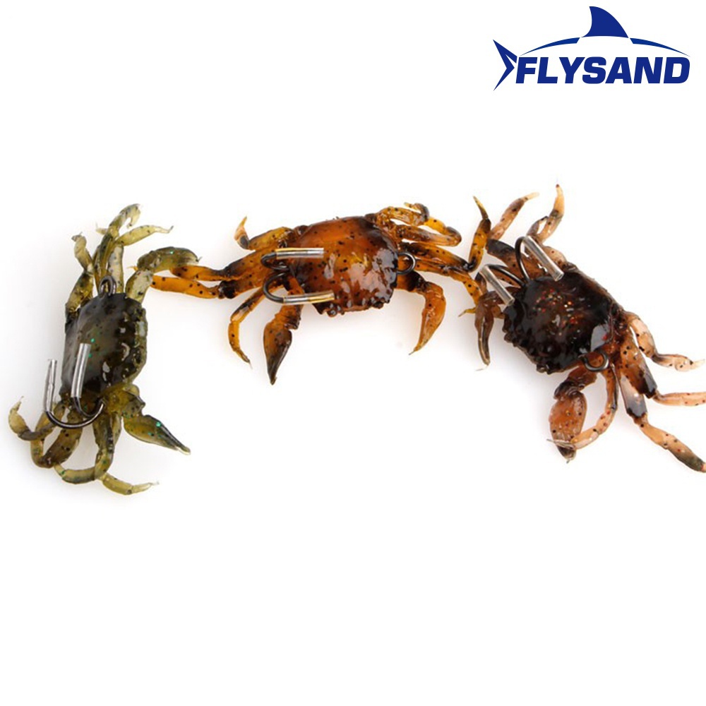 FLYSAND Bionic Crab Silicone S - Fishing Lure Soft Plastic avaliação e preço