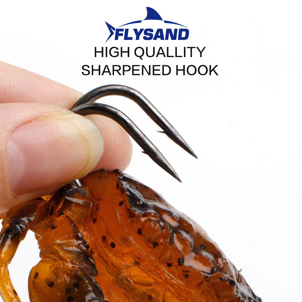 FLYSAND Bionic Crab Silicone S - Fishing Lure Soft Plastic avaliação e preço