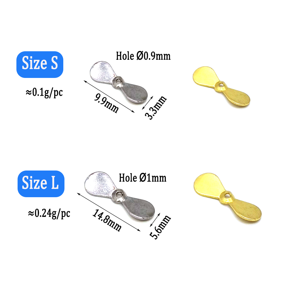 Wifreo 40pcs Turbo Propeller S - Fishing Lure Blade Bait avaliação e preço