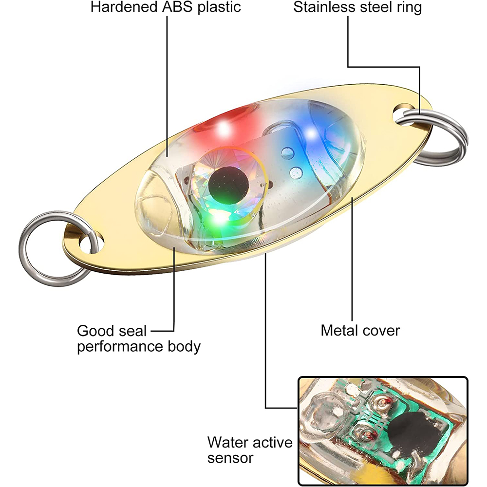 PRO BEROS LED Fishing Deep Dro - Fishing Lure Spoon avaliação e preço