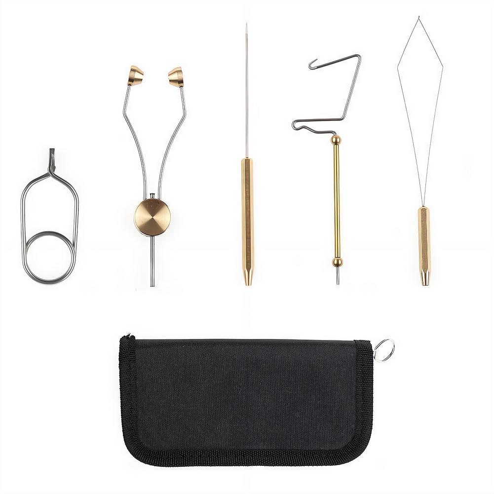 5 In 1 Fly Tying Tools Kit Fly - Fishing Lure Making Kit avaliação e preço