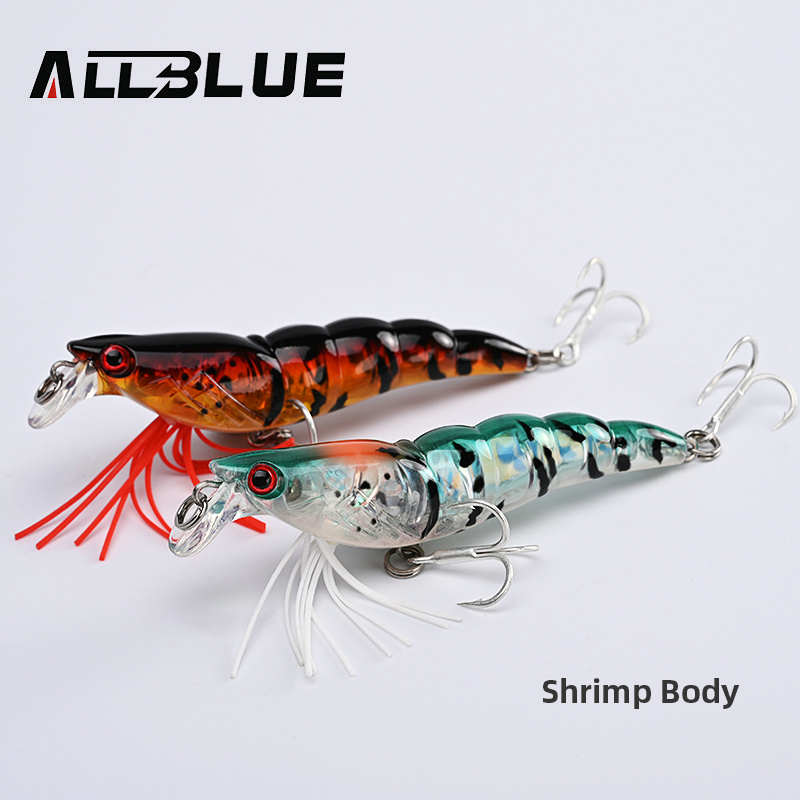 ALLBLUE 3D Flash Shrimp 70mm 7 - Fishing Lure Buzzbait avaliação e preço