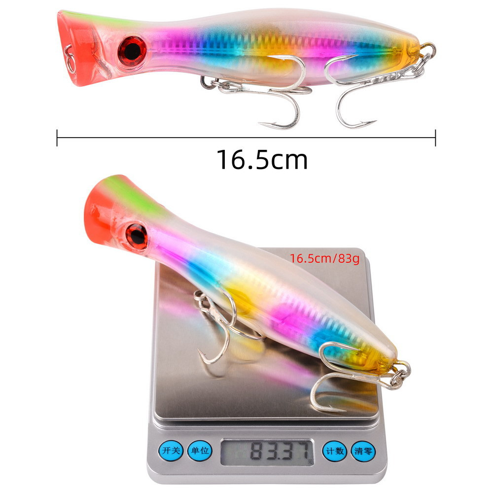 1pc 43g/83g Big Popper Floatin - Fishing Lure Popper avaliação e preço