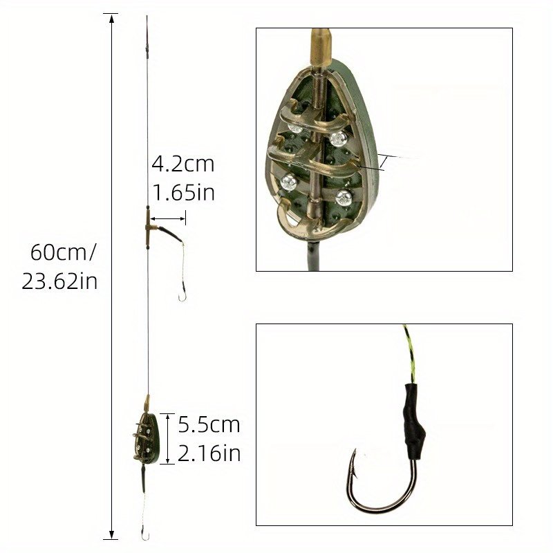 1pc Carp Fishing Feeder Kit Fe - Fishing Lure Making Kit avaliação e preço