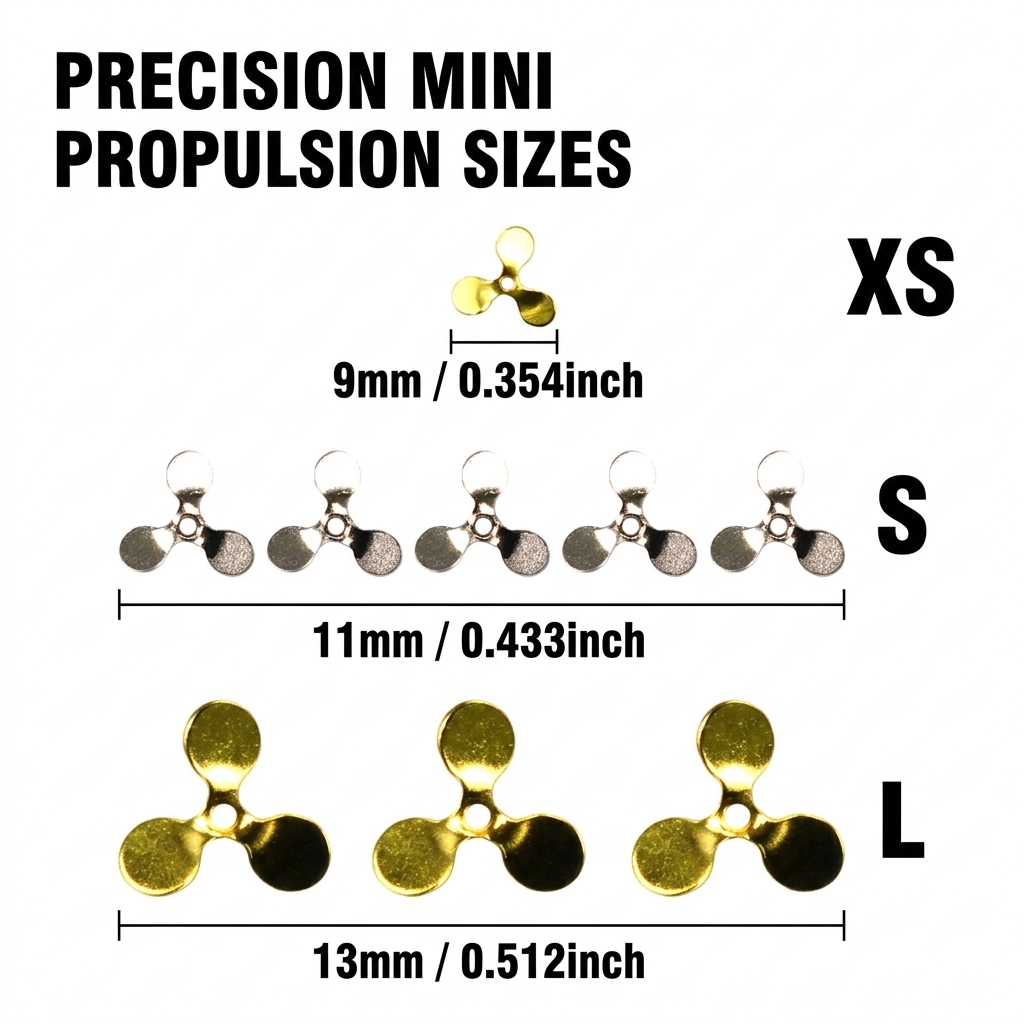 200Pcs 3-Blade Propeller Fishi - Fishing Lure Blade Bait avaliação e preço