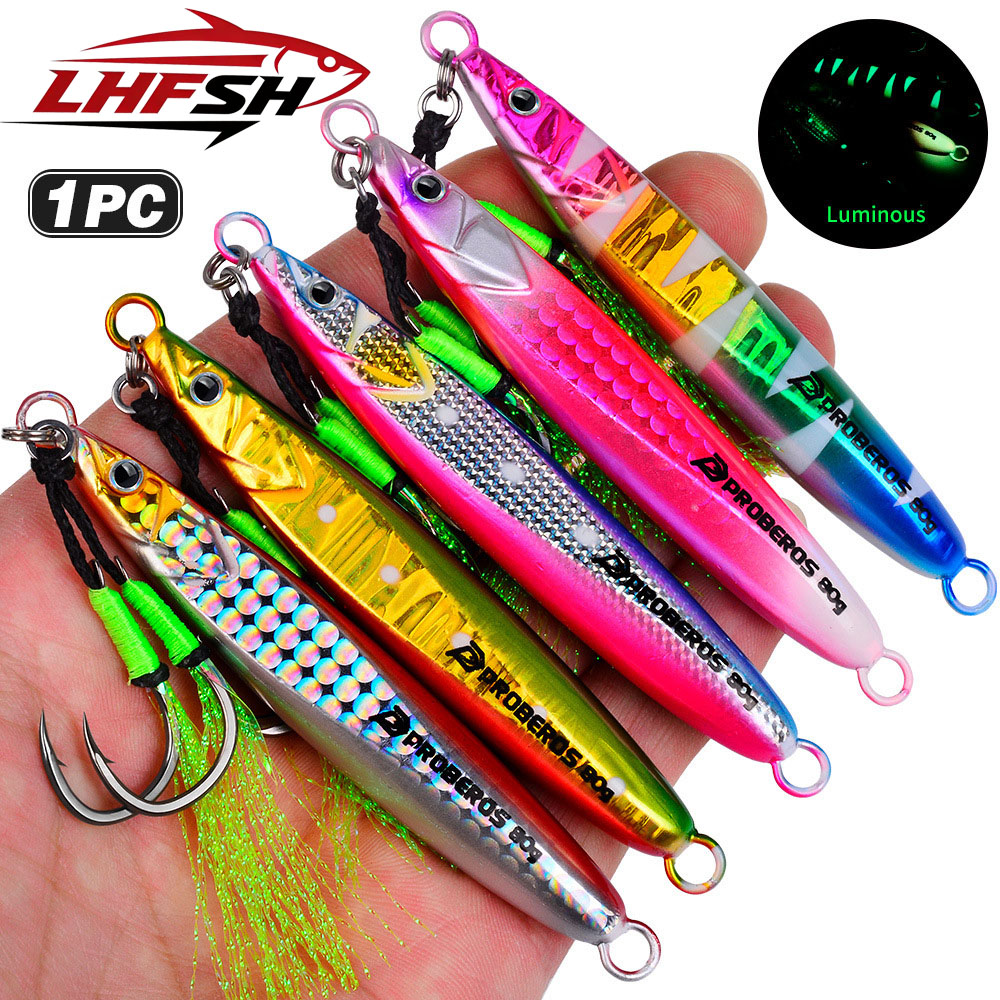 LHFSH Luminous Metal Jig Fishi - Fishing Lure Buzzbait avaliação e preço