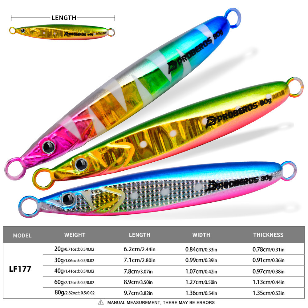 LHFSH Luminous Metal Jig Fishi - Fishing Lure Buzzbait avaliação e preço