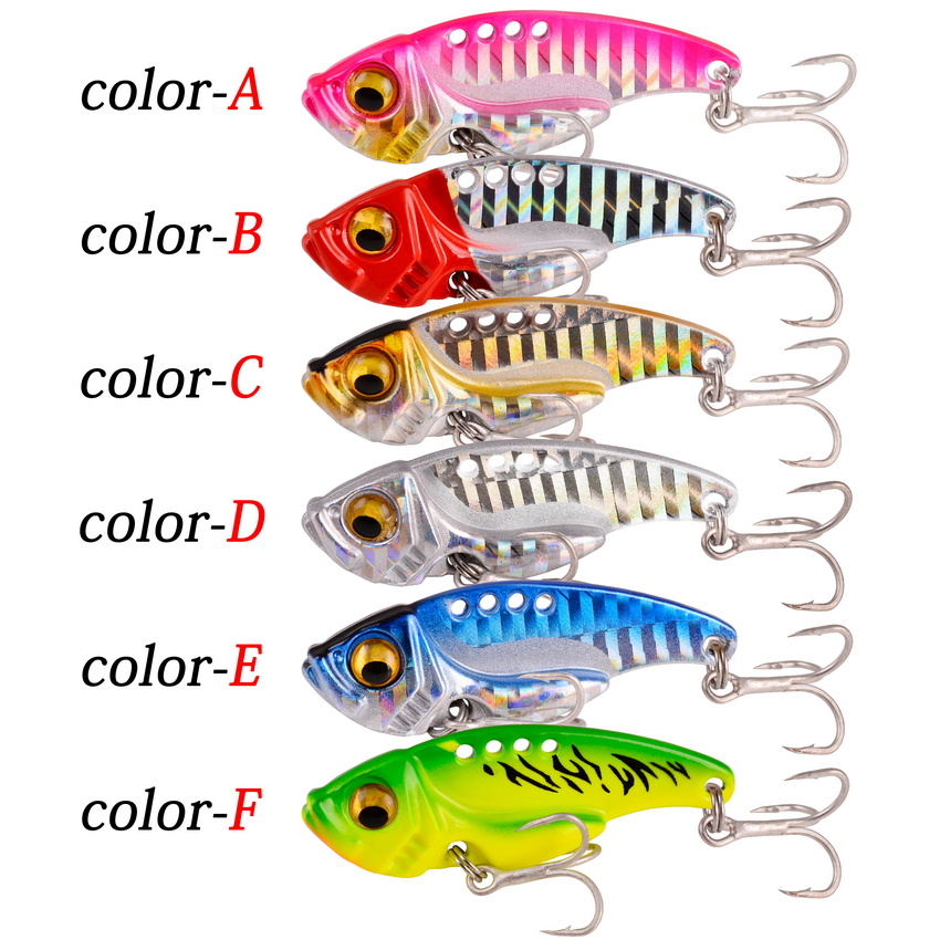 6pc/lot  7/10/15/20G Hard Meta - Fishing Lure Blade Bait avaliação e preço