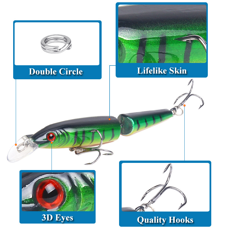 1Pcs Lifelike Artificial Crank - Fishing Lure Popper avaliação e preço