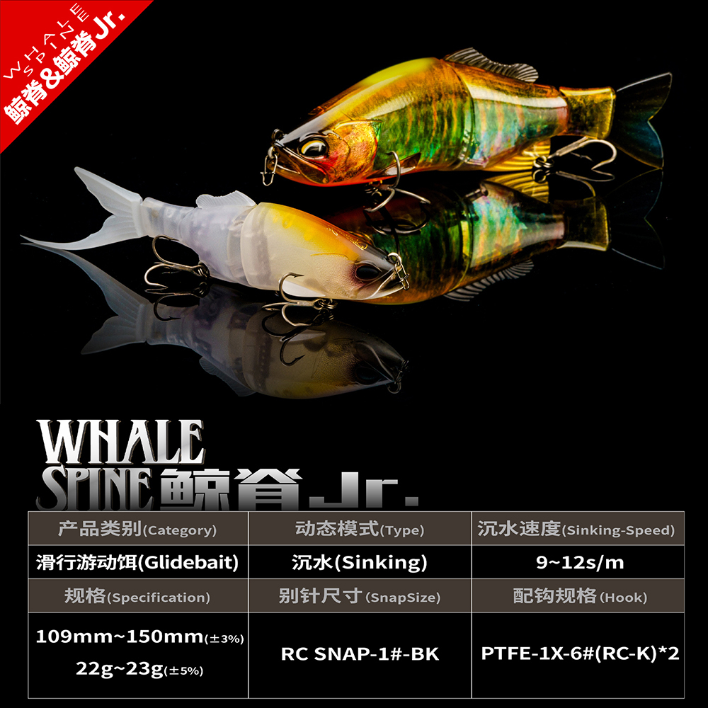 Ravencraft Whale-Spine JR 109m - Fishing Lure Popper avaliação e preço