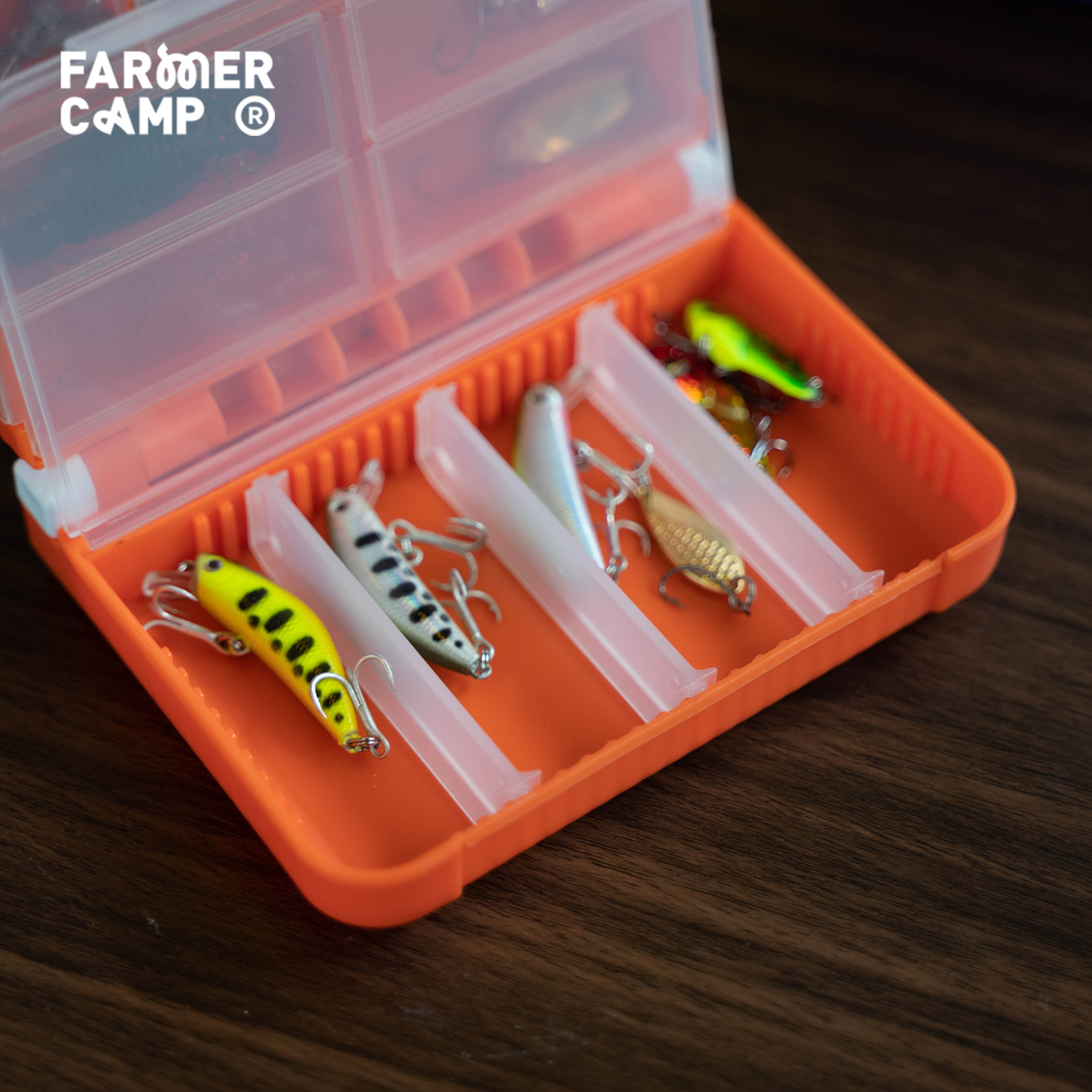 Portable Double Layer Fishing  - Fishing Lure Spoon avaliação e preço