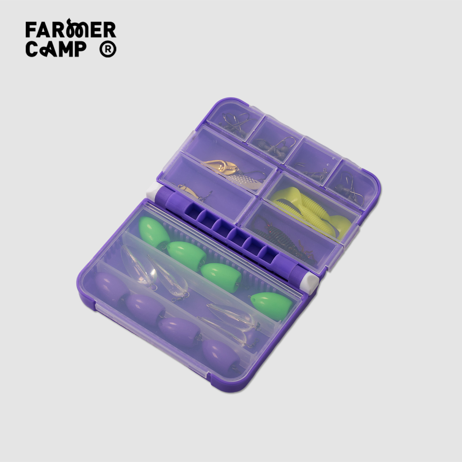 Portable Double Layer Fishing  - Fishing Lure Spoon avaliação e preço