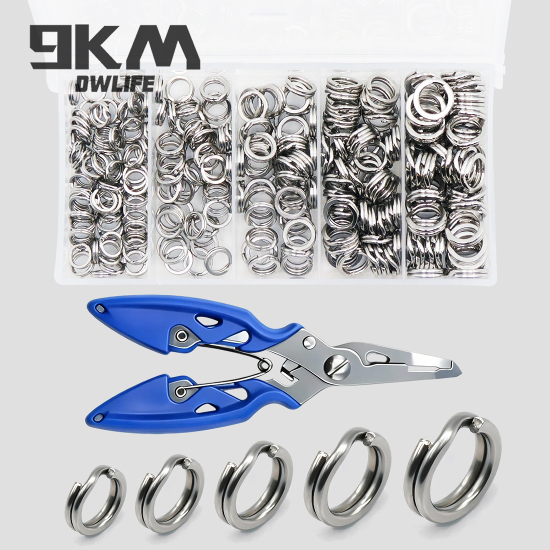 9KM 260-280pcs Fishing Split R - Fishing Lure Making Kit avaliação e preço