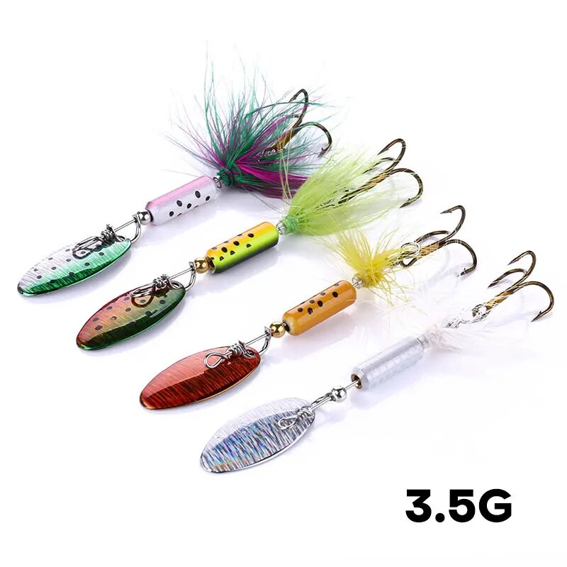 Metal VIB Lures 1PCS 3.5g Feat - Fishing Lure Spoon avaliação e preço