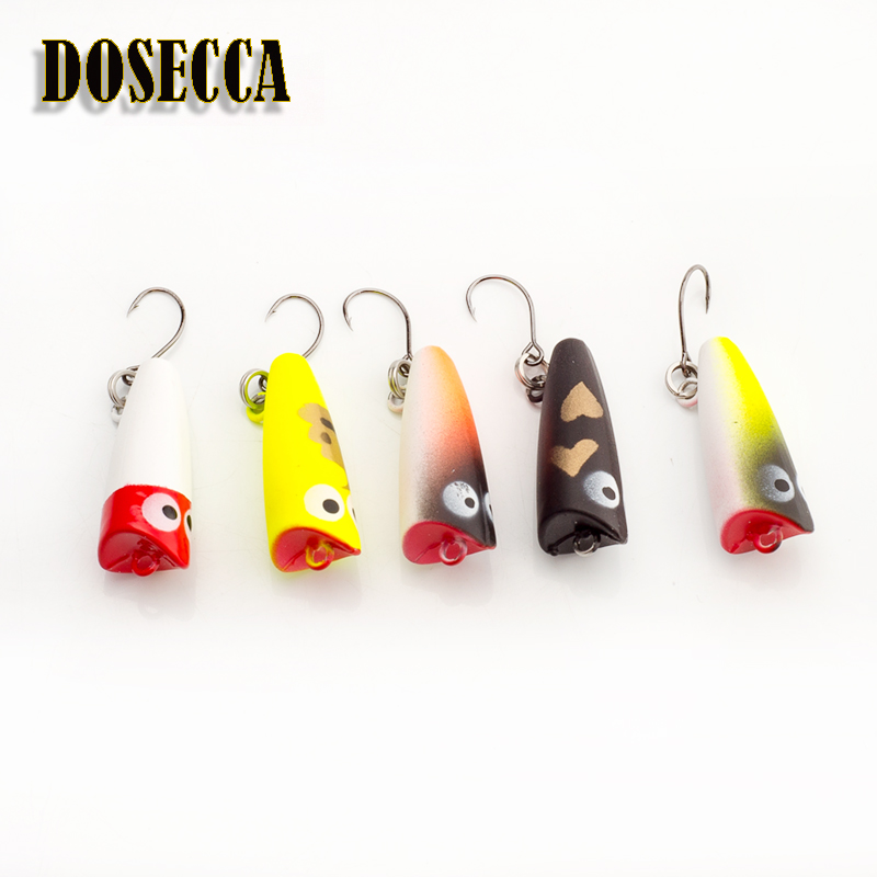 1PCS 2.5cm 1.5g  Topwater Bait - Fishing Lure Popper avaliação e preço