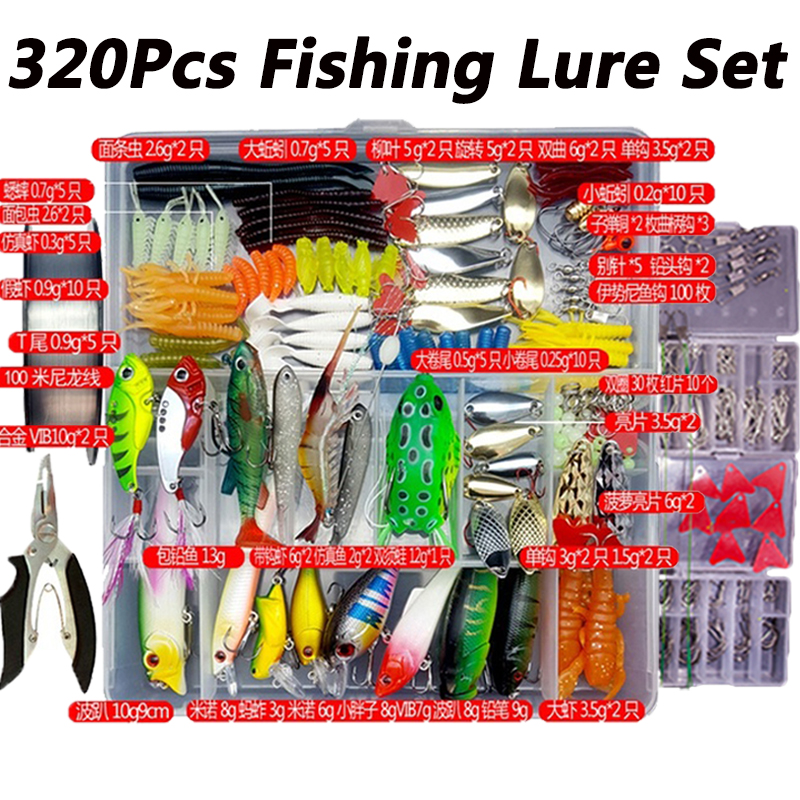 Fishing Lure Kit Soft and Hard - Fishing Lure Soft Plastic avaliação e preço