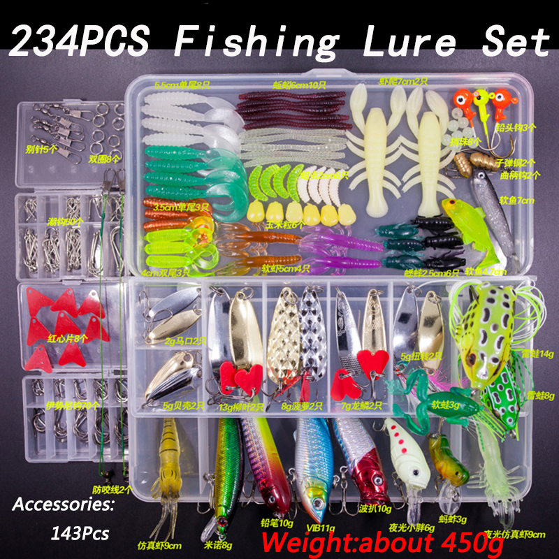 Fishing Lure Kit Soft and Hard - Fishing Lure Soft Plastic avaliação e preço