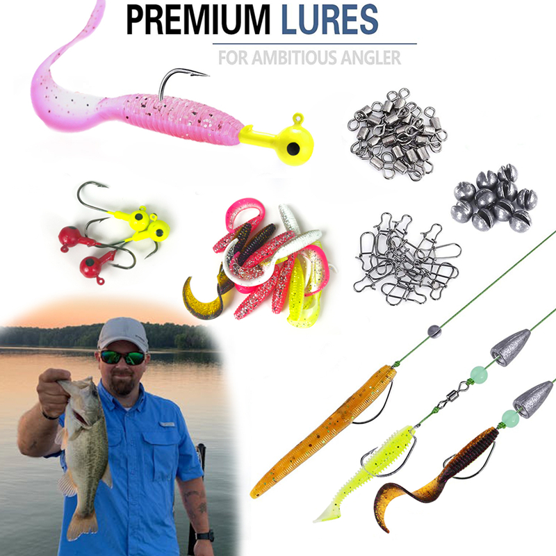 New 120PCS Fishing Lure Set So - Fishing Lure Making Kit avaliação e preço