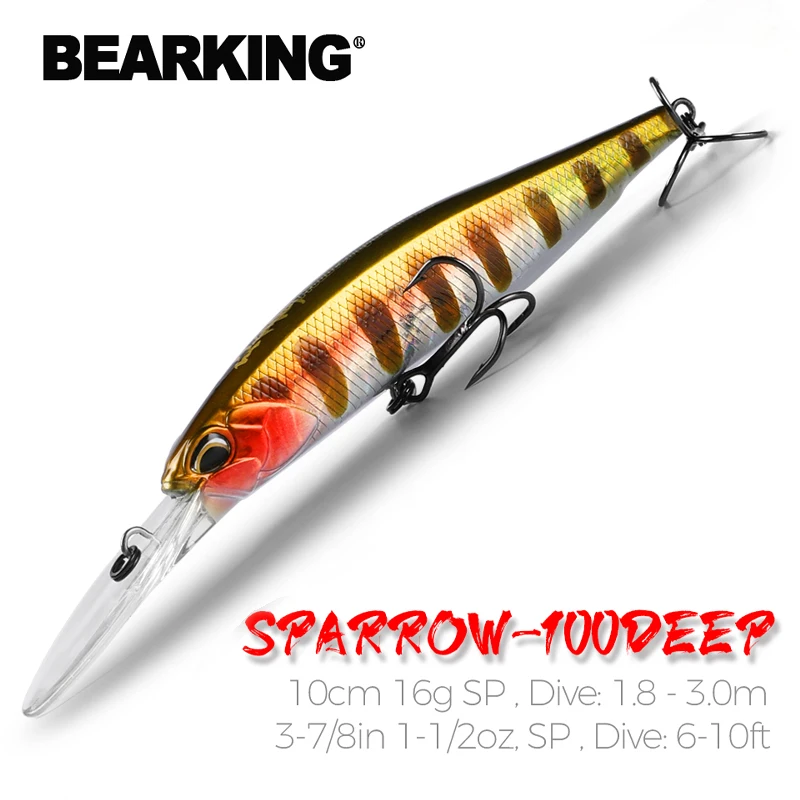 BEARKING 10cm 16g Super Magnet - Fishing Lure Jerkbait avaliação e preço