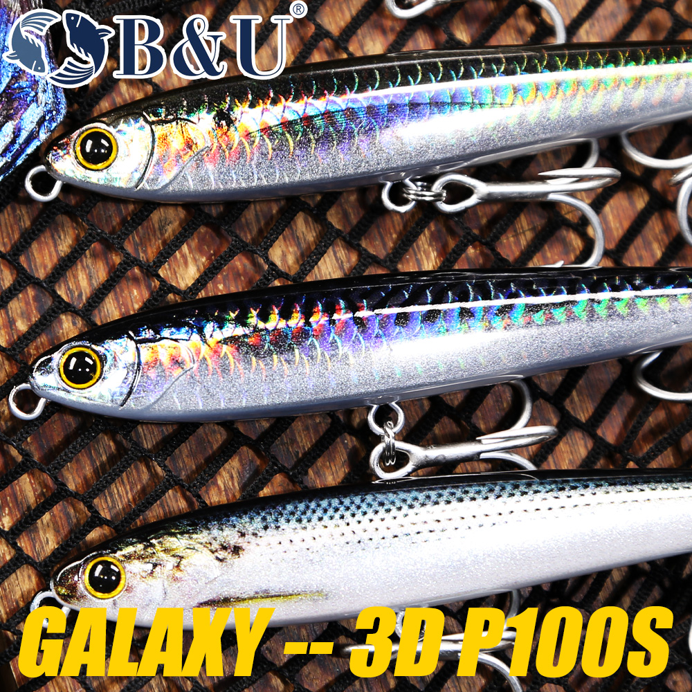 B&U Sinking Pencil Fishing Lur - Fishing Lure Jerkbait avaliação e preço