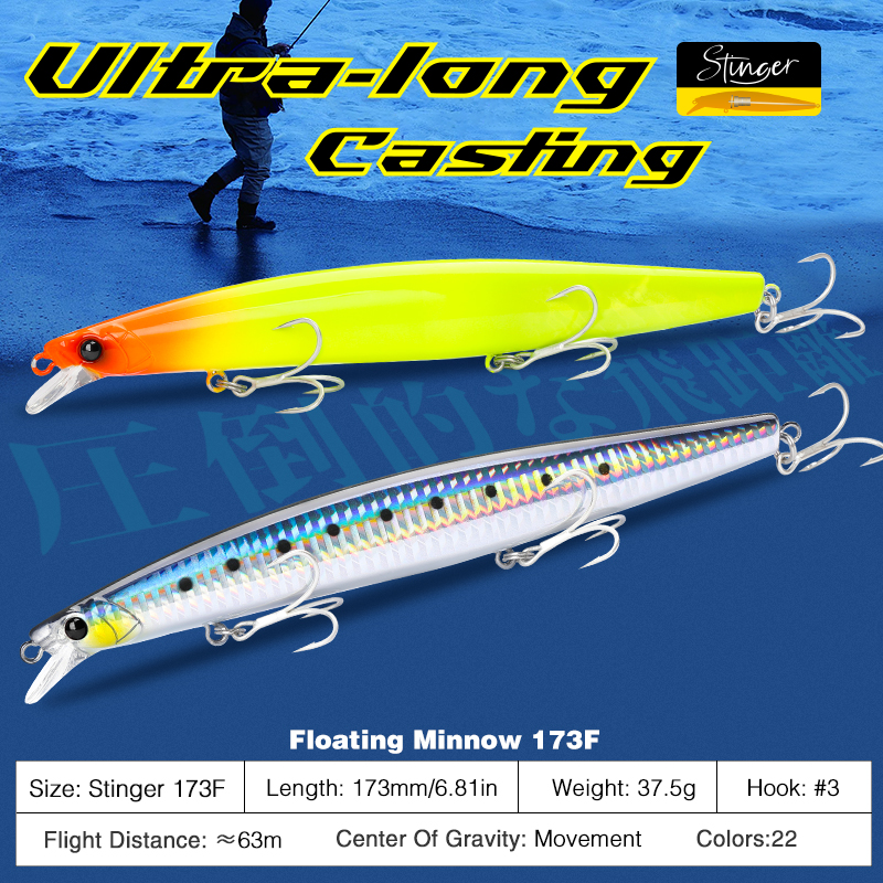 TSURINOYA Shore Fishing STINGE - Fishing Lure Popper avaliação e preço