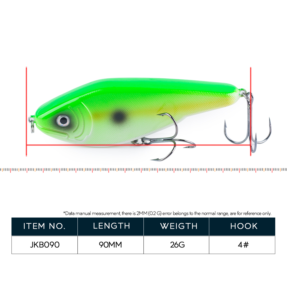 Hanlin NEW Glide Jerkbait 90mm - Fishing Lure Swimbait avaliação e preço