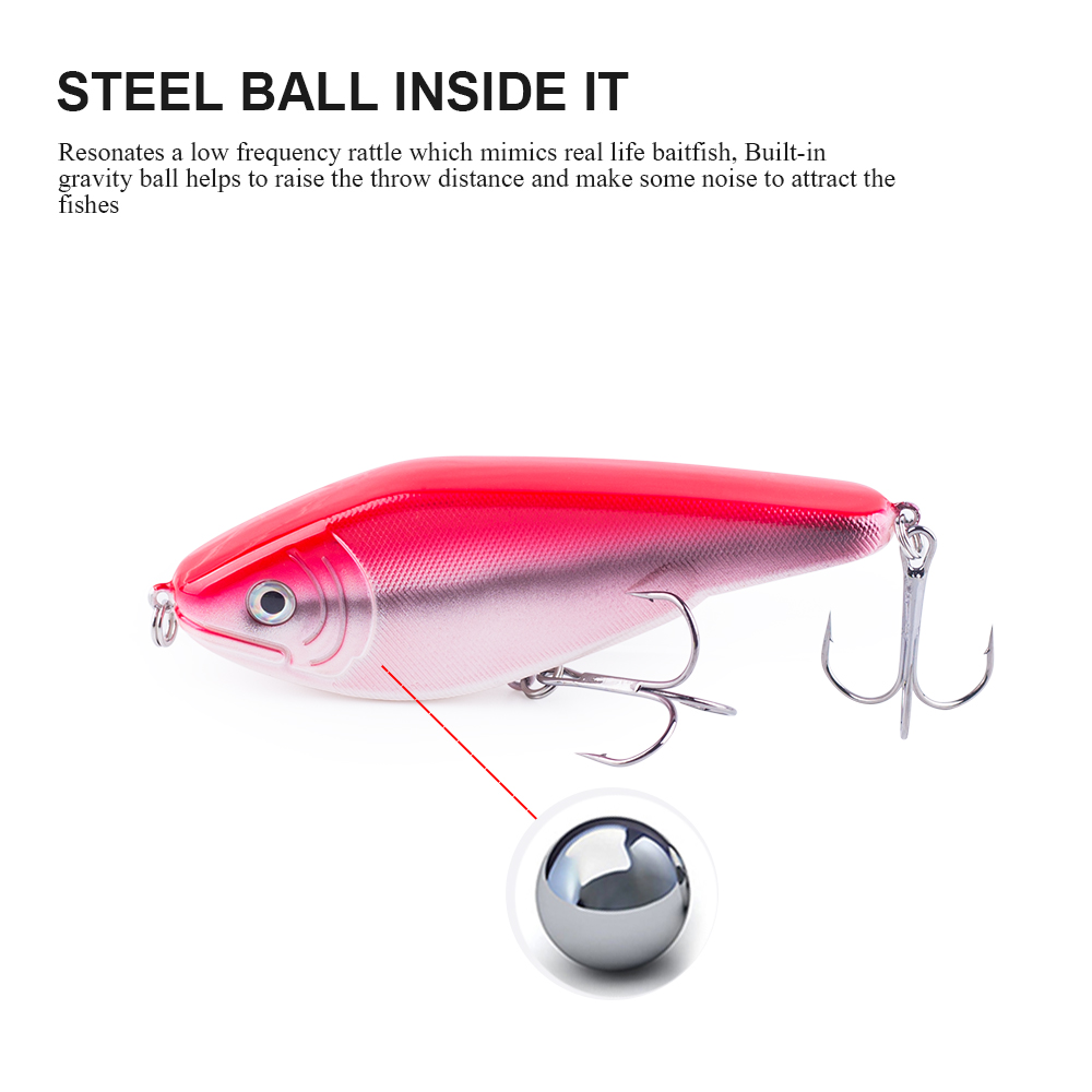 Hanlin NEW Glide Jerkbait 90mm - Fishing Lure Swimbait avaliação e preço