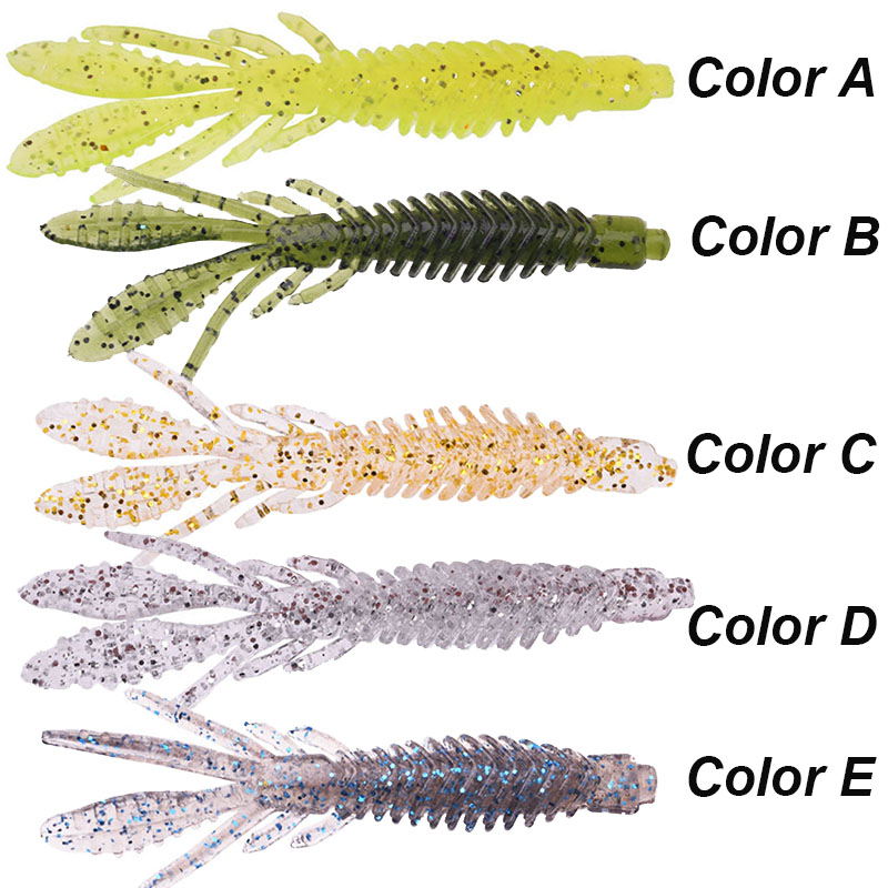 WESTBASS 5PCS Soft Larva Baits - Fishing Lure Swimbait avaliação e preço