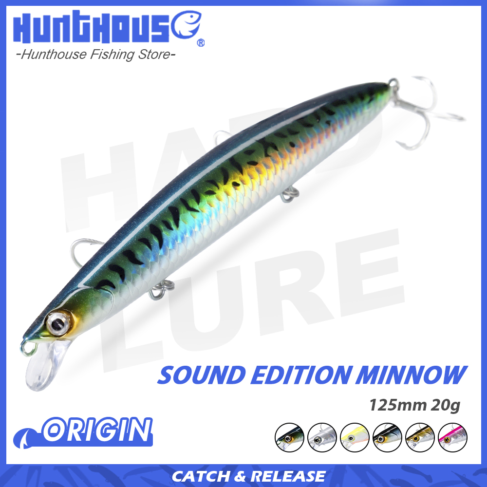 Hunthouse Sound Edition Minnow - Fishing Lure Jerkbait avaliação e preço