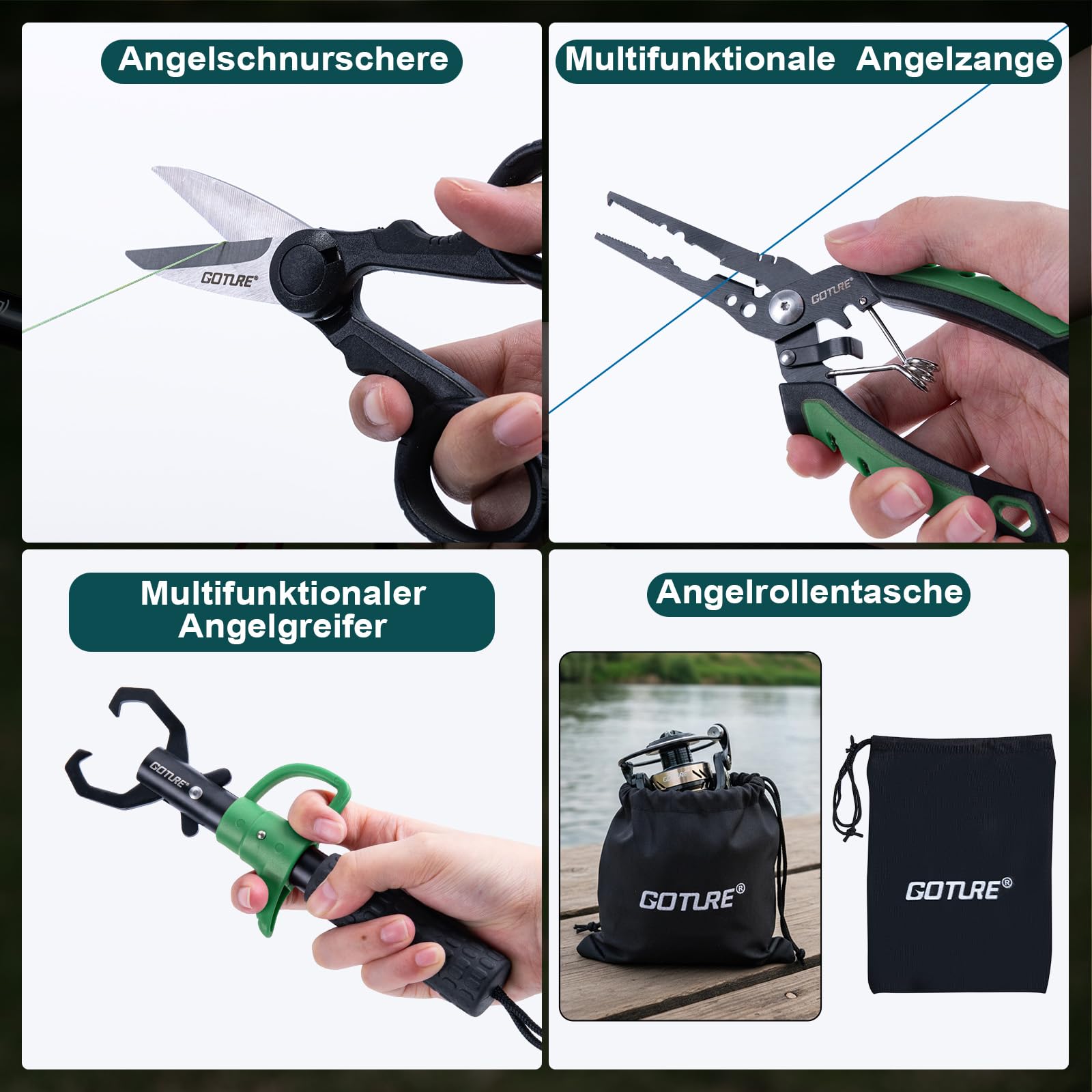 Goture 1.8M-2.7M Carbon Telesc - Fishing Lure Spinner avaliação e preço