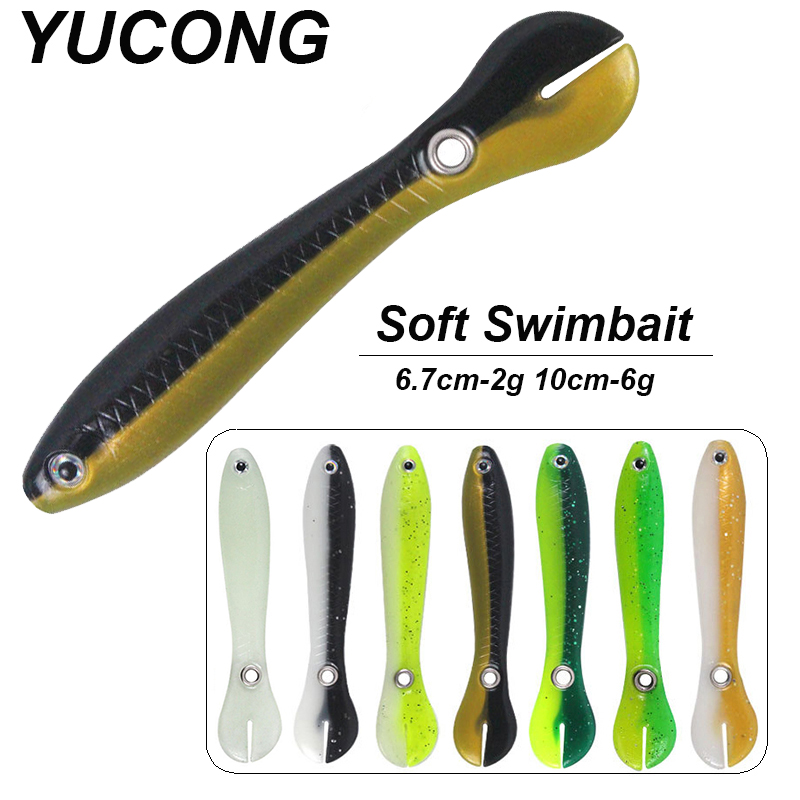YUCONG 3/5PCS Soft Fishing Bai - Fishing Lure Swimbait avaliação e preço