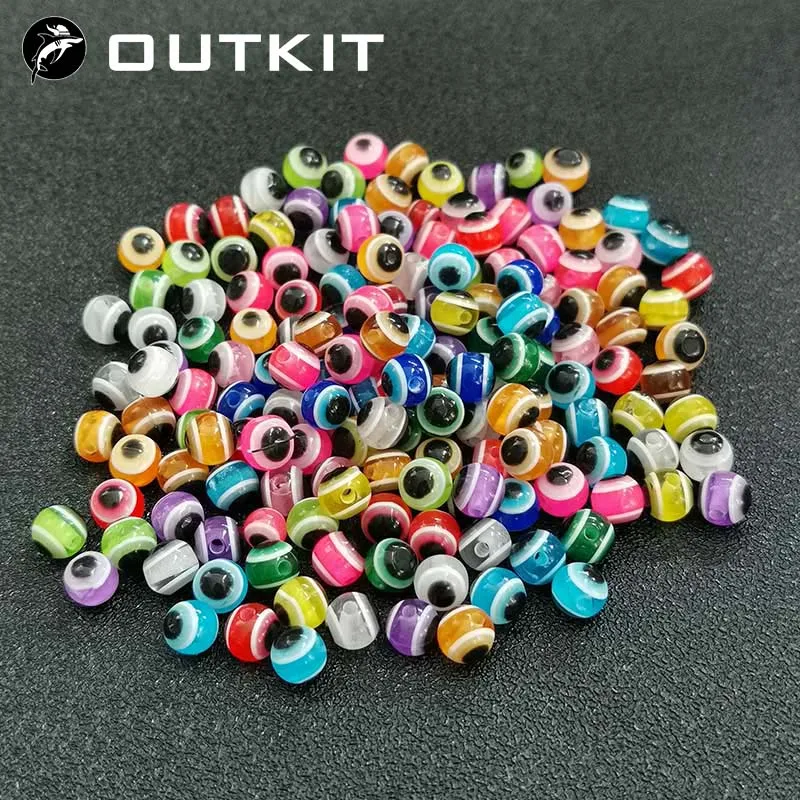 50pcs/lot Fish Eye Fishing Bea - Fishing Lure Making Kit avaliação e preço