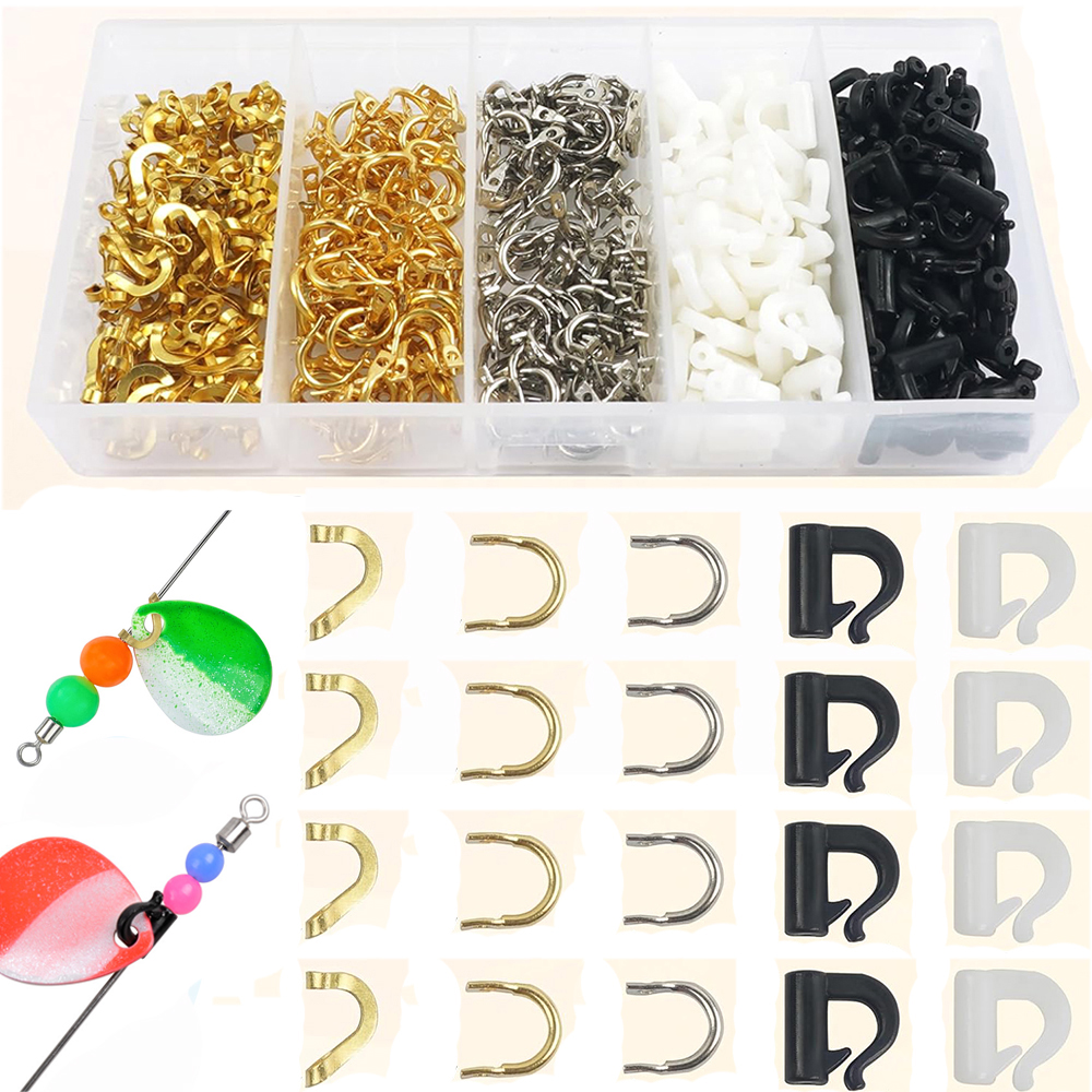 300Pcs Fishing Spinner Clevis  - Fishing Lure Spinnerbait avaliação e preço