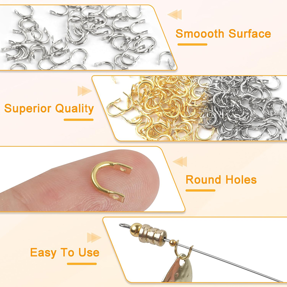 300Pcs Fishing Spinner Clevis  - Fishing Lure Spinnerbait avaliação e preço