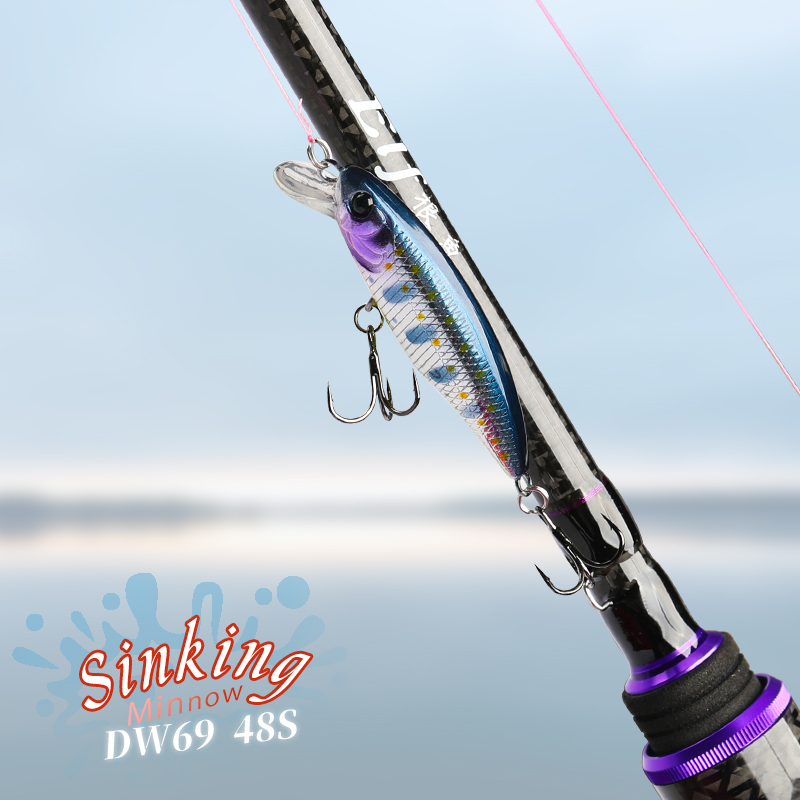 TSURINOYA Fishing Lure DW69 Si - Fishing Lure Jerkbait avaliação e preço