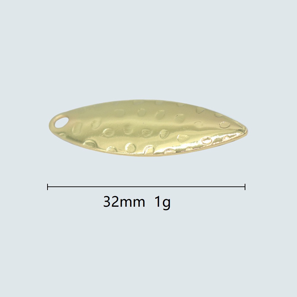 10Pcs/lot Willow leaf Sequin P - Fishing Lure Spoon avaliação e preço