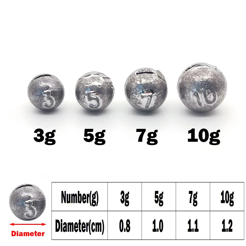 OUTKIT 10pcs/lot Lead Head Sin - Fishing Lure Accessories avaliação e preço