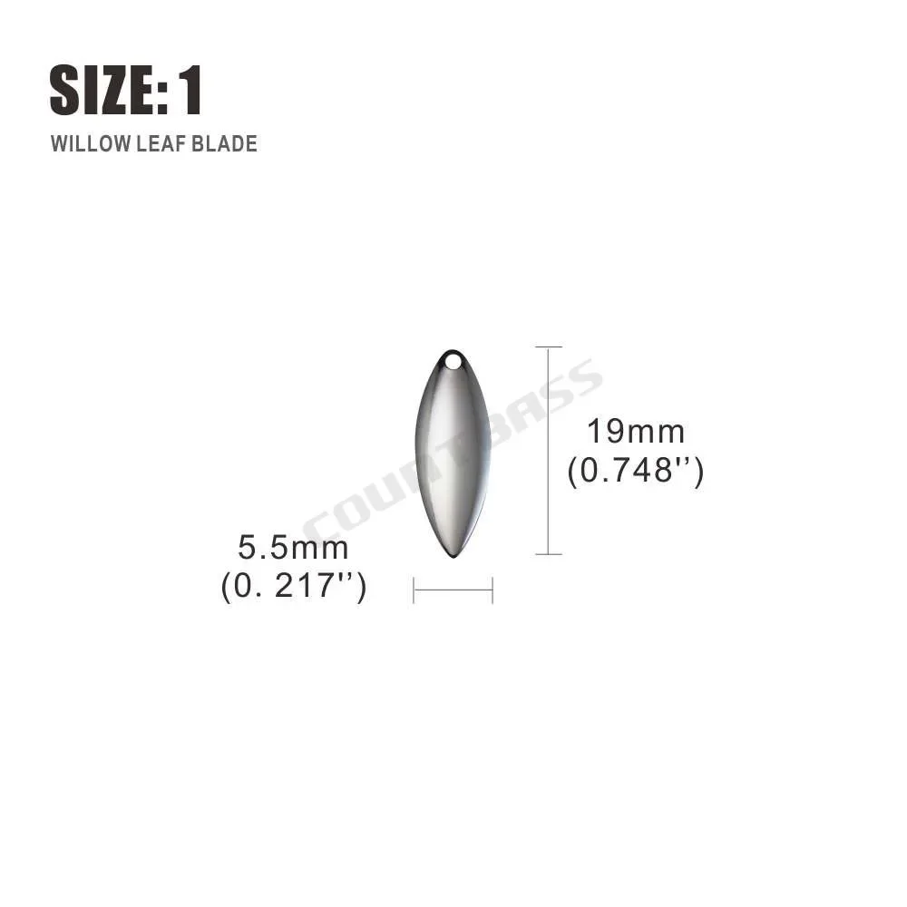 Countbass 50pcs Size 1-6 Nicke - Fishing Lure Spinnerbait avaliação e preço