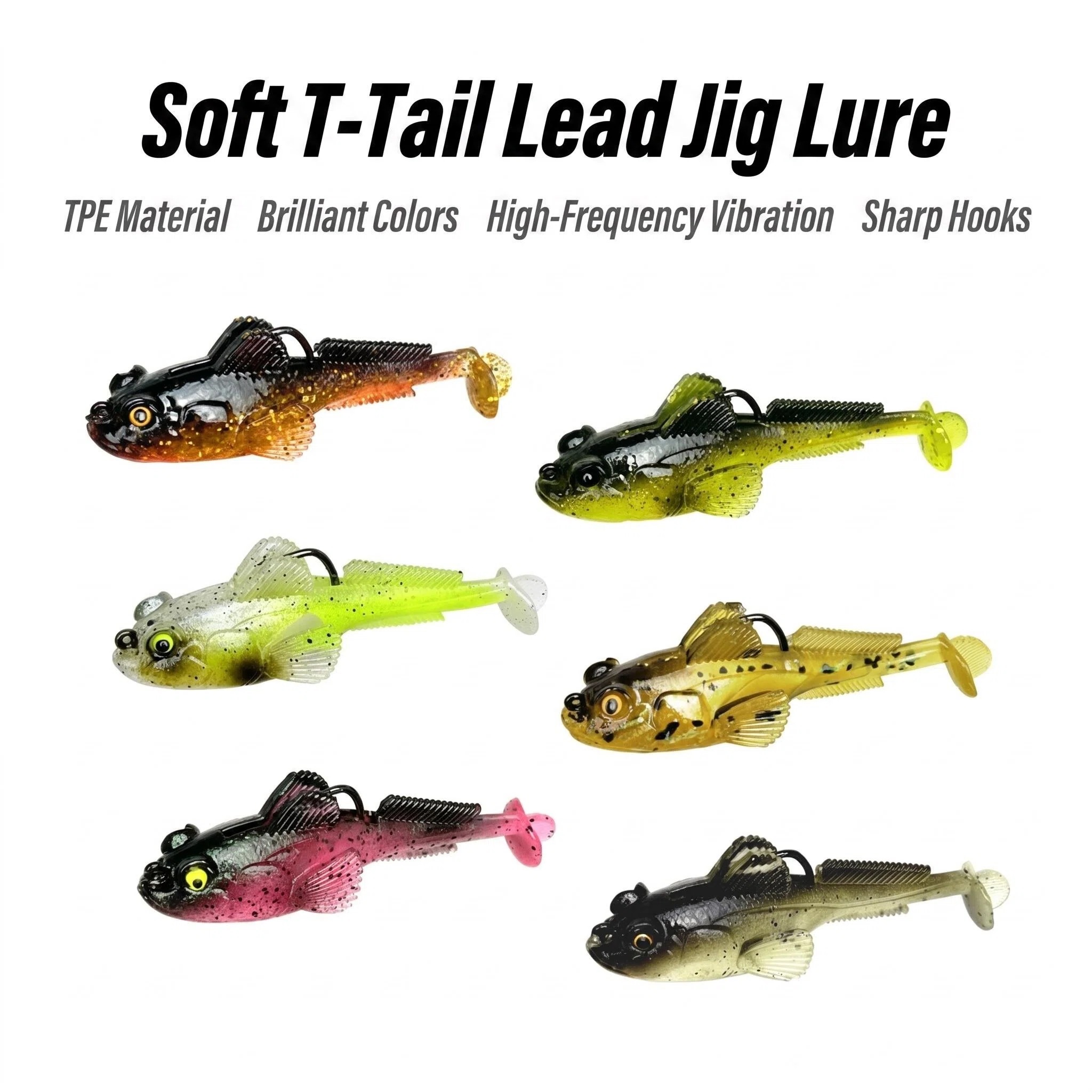 1pcs 10g13g18g Goby Lure Jig W - Fishing Lure Swimbait avaliação e preço