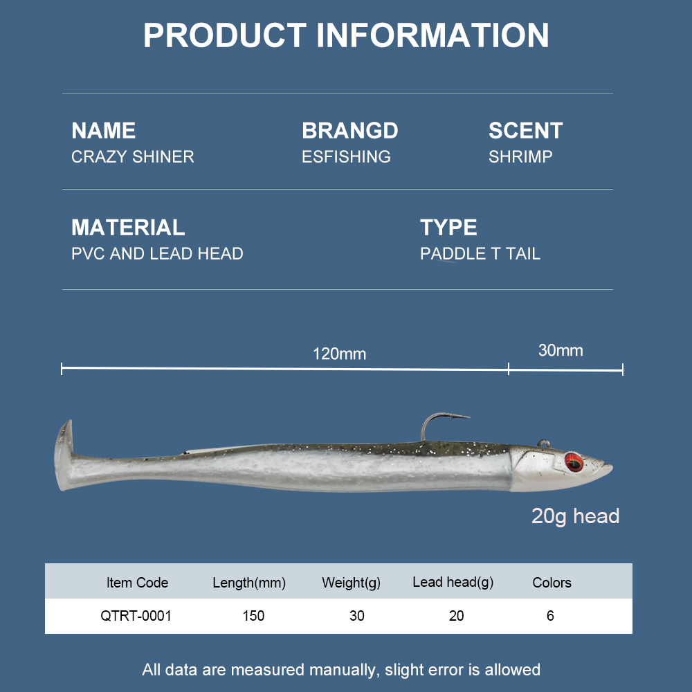 ESFISHING Soft Fishing Lures L - Fishing Lure Swimbait avaliação e preço