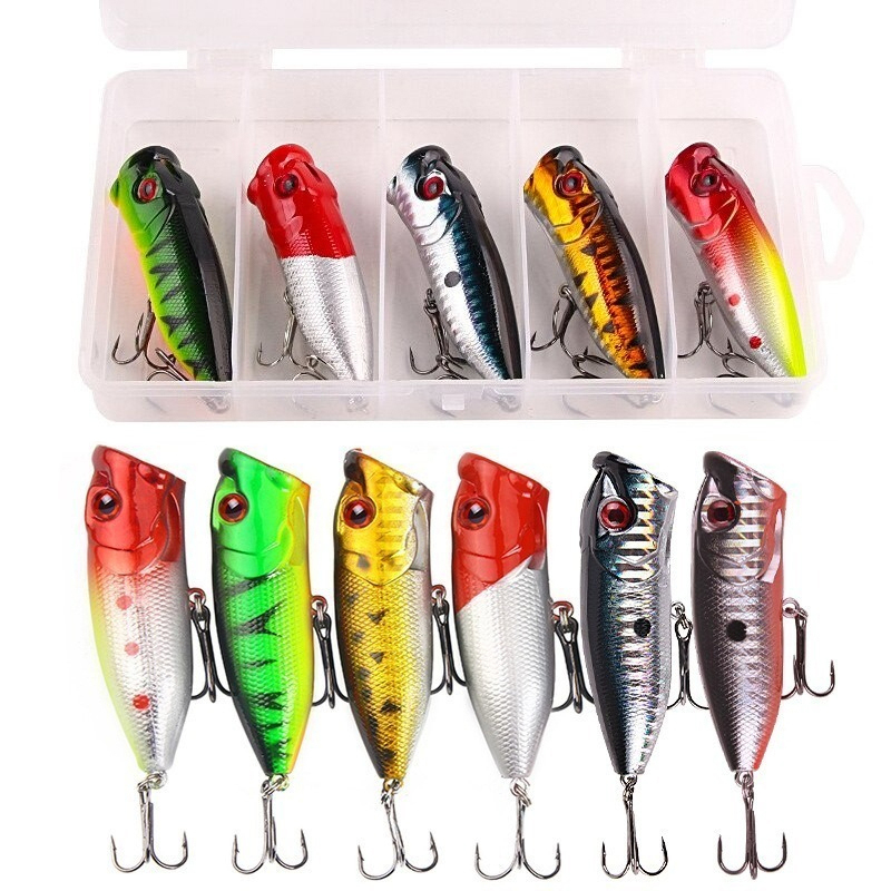 6pcs 6colors（opp bag）/5pcs 5co - Fishing Lure Popper avaliação e preço